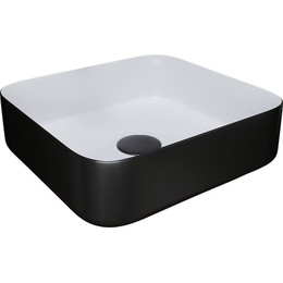 Раковина-чаша Grossman 38 см GR-4042BW, черный/белый - фото 