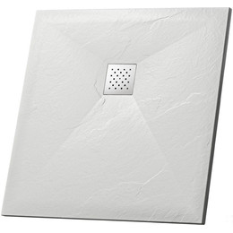 Поддон каменный Grossman Strong 90x90 см GR-S19090Q, белый матовый - фото 