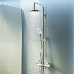 Душевая стойка с термостатом Am.Pm X-Joy F0785A500, Цвет производителя: хром - фото 