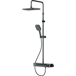 Душевая стойка с термостатом Am.Pm Func F078F222, черный, Цвет производителя: чёрный - фото 