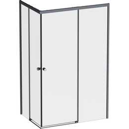 Душевое ограждение Am.Pm X-Joy 120x80 см W94G-403-12080-BТ, черный/прозрачное - фото 