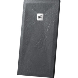 Поддон каменный Vincea 110х80 см VST-4SR8011A, антрацит - фото 
