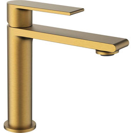 Смеситель для раковины Vincea Vogue VBF-1V1BG, брашированное золото - фото 