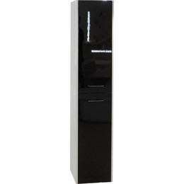 Пенал подвесной Эстет Vegas 35 см R ФР-00003496, чёрный/белый - фото 