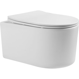 Унитаз подвесной безободковый Aquatek Мия AQ2004-00 с крышкой микролифт, Цвет производителя: белый - фото 