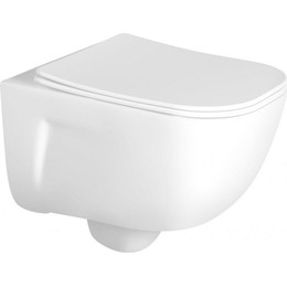 Унитаз подвесной безободковый Aquatek Дива AQ2012-00 с крышкой микролифт - фото 