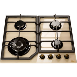 Газовая варочная поверхность Oasis P-GRT (бежевое стекло) - фото 
