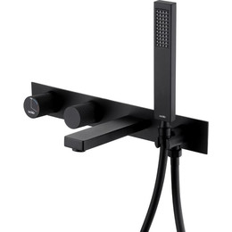 Смеситель для ванны Abber Rund AF8730B, черный матовый, Цвет производителя: чёрный матовый - фото 