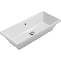 Раковина врезная на столешницу Globo Stockholm 75 см FO075.BI - фото 