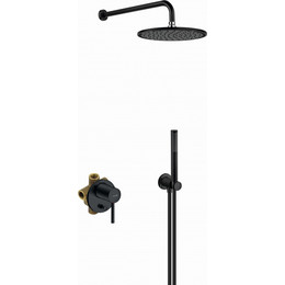 Душевая система для душа Kludi Bozz 387363976, черный матовый - фото 