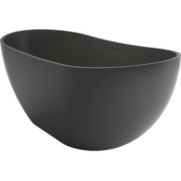 Ванна отдельностоящая Azario Jenner 163x85 см JEN16385SB, черный матовый - фото 