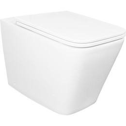 Унитаз приставной безободковый Azario Teramo AZ-003D-NR с крышкой микролифт - фото 