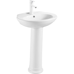 Раковина с пьедесталом Azario Benty 57 см AZ-337P - фото 