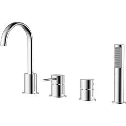 Смеситель для ванны Azario Delicate AZ-QA28173C-1381AC, Цвет производителя: хром - фото 