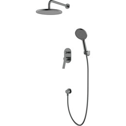 Душевая система для душа Azario Vise AZ-VSA248330AJ+82KAJ, графит - фото 