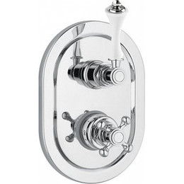 Смеситель для ванны с термостатом Cezares MARGOT-VDIM2-T-01-Bi, Цвет производителя: хром - фото 