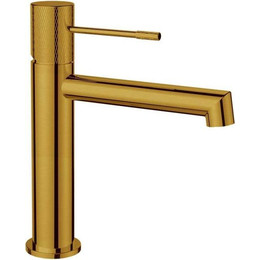 Смеситель для раковины Vincea Desire VBF-1D1BG, брашированное золото - фото 