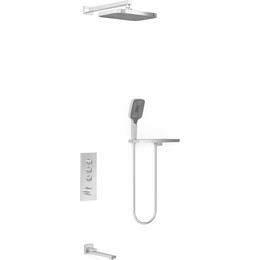 Душевая система для ванны с термостатом Vincea VSFW-431T1RCH - фото 