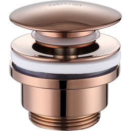 Донный клапан Abber AF0011RG, розовое золото - фото 