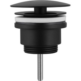 Донный клапан Abber AF0012B, черный матовый - фото 