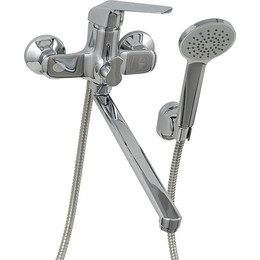 Смеситель для ванны Diadonna D80-222141 с душевым гарнитуром, Цвет производителя: хром - фото 