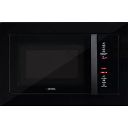 Встраиваемая микроволновая печь Hiberg VM 8505 B (чёрное стекло) - фото 
