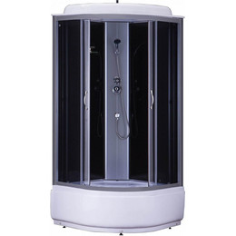 Душевая кабина Loranto CS-6680G 80х80 см, хром/тонированное - фото 