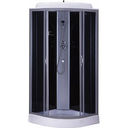 Душевая кабина Loranto CS-6691 G 90х90 см, хром/тонированное - фото 