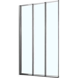 Шторка для ванны Azario Preston 100x150 см NFC6433, хром/прозрачное - фото 