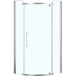 Душевое ограждение Azario Edmonton 100х100 см AZ-NNC2231 1000 (стекло 8 мм) хром/прозрачное - фото 