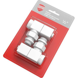 Вентиль для радиатора угловой Royal Thermo Cube 1/2" RTE 56.0007, белый - фото 