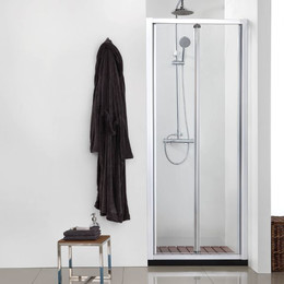 Душевая дверь Sole Vega 80 см, хром/прозрачное - фото 