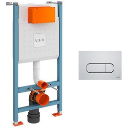 Инсталляция для унитаза Vitra V-Fix Core 800-1873 (кнопка смыва хром) - фото 