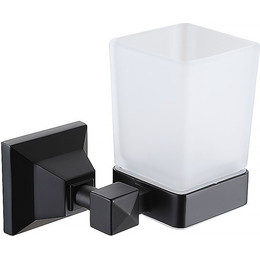 Стакан для зубных щеток Azario Altre AZ-96006B, цвет чёрный матовый - фото 