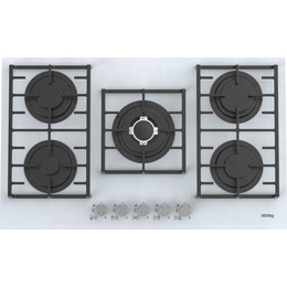 Газовая варочная поверхность Korting HGG 9835 CTW (белое стекло) - фото 