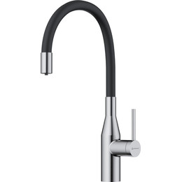 Смеситель для кухни Omoikiri Yatomi 2 Plus BN-BL 4994344, нержавеющая сталь/чёрный - фото 