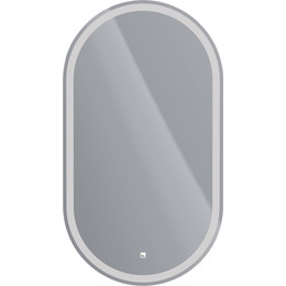 Зеркало Dreja Luno 55 см 99.2007, белый - фото 