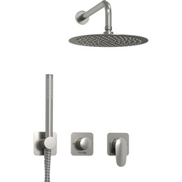 Душевая система для ванны WasserKraft Spree A1451.272.097.121.275.100.276, никель - фото 