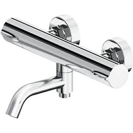 Смеситель для ванны с термостатом Damixa Scandinavian Pure 363000000, Цвет производителя: хром - фото 