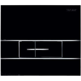 Кнопка смыва Siamp Segment 31171110, чёрный - фото 