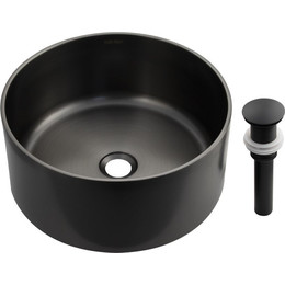 Раковина-чаша Fabia Profi 38 см 383812G (материал нержавеющая сталь) графит - фото 