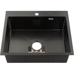 Кухонная мойка Fabia Profi 60503G 0.8 мм, графит - фото 