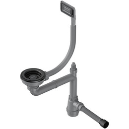 Арматура для кухонной мойки Omoikiri WK-1-UN GM 4956833, вороненая сталь - фото 