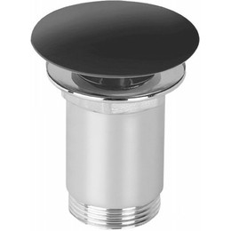 Донный клапан Cezares CZR-B-SOC-NOP, чёрный матовый - фото 