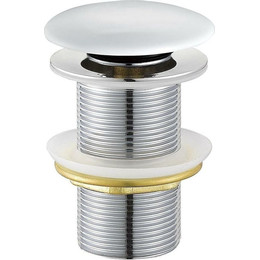 Донный клапан Cezares CZR-SC-Bi, белый глянцевый - фото 