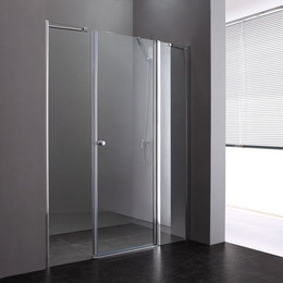 Душевая дверь Cezares 185 см ELENA-W-B-13-90+60/40-C-Cr, хром/прозрачное - фото 