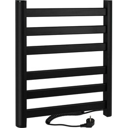 Полотенцесушитель электрический Brimix П6 500x600 мм 08071B, чёрный - фото 