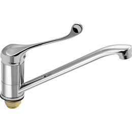 Смеситель для кухни с локтевой (хирургической) ручкой BRIMIX 1022-25 - фото 