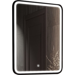 Зеркало Санакс 60 см 45220, чёрный - фото 