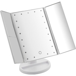 Зеркало косметическое настольное Санакс 75271, белый - фото 